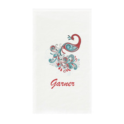 Peacock Guest Towels - Full Color - Standard (Personalized)