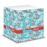 Peacock Sticky Note Cube (Personalized)