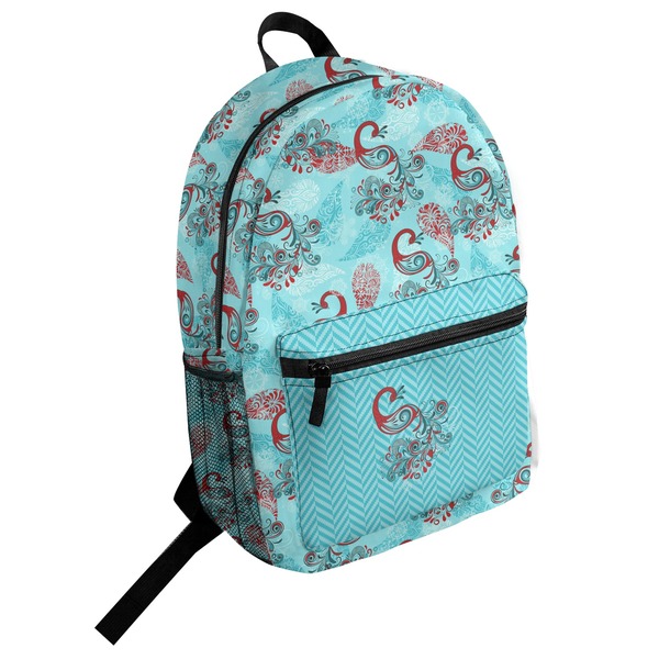 Custom Peacock Student Backpack