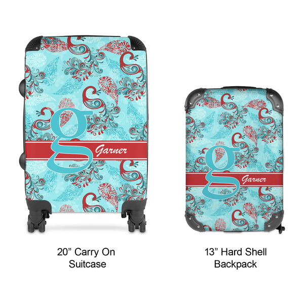 Peacock Suitcase Set 4 - APPROVAL
