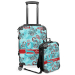 Peacock Kids 2-Piece Luggage Set - Suitcase & Backpack (Personalized)