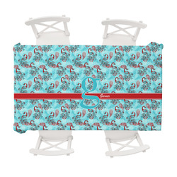 Peacock Tablecloth - 58"x102" (Personalized)