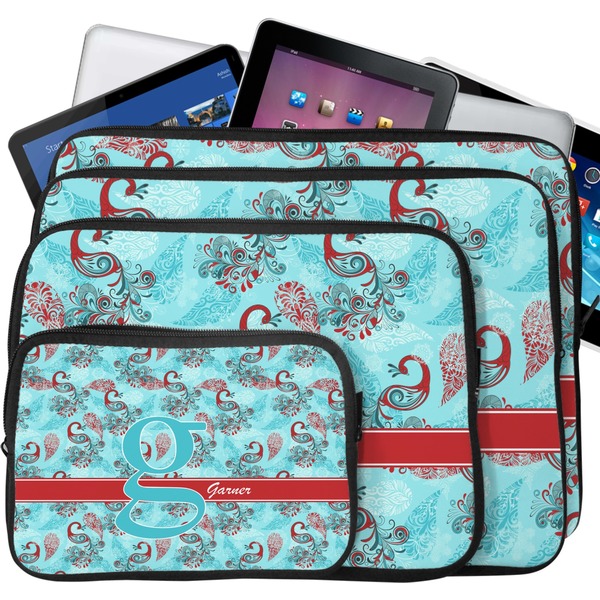 Peacock Tablet & Laptop Case Sizes