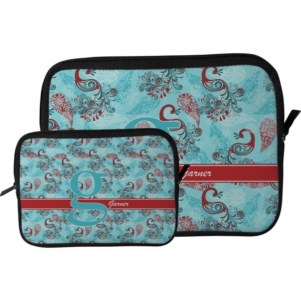 Peacock Tablet Sleeve (Size Comparison)