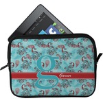 Peacock Tablet Case / Sleeve - Small (Personalized)