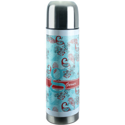 Peacock Stainless Steel Thermos (Personalized)