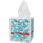 Peacock Tissue Box Cover (Personalized)