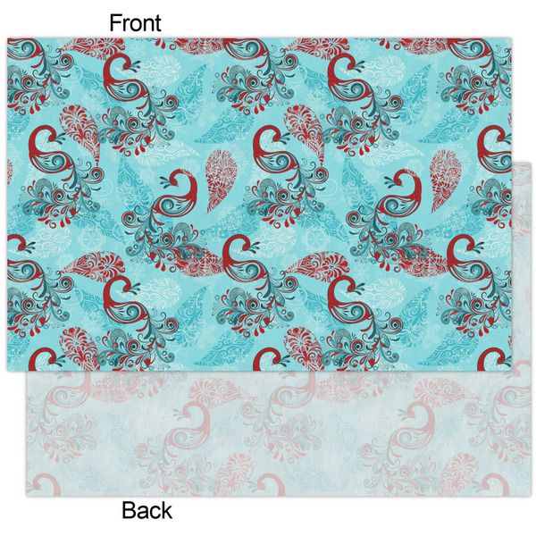 Peacock Tissue Paper - Heavyweight - XL - Front & Back