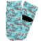 Peacock Toddler Ankle Socks - Single Pair - Front and Back