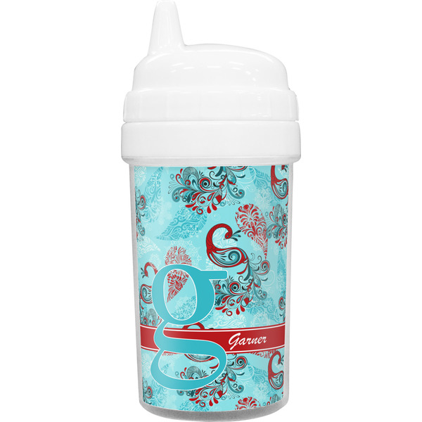 Custom Peacock Sippy Cup (Personalized)
