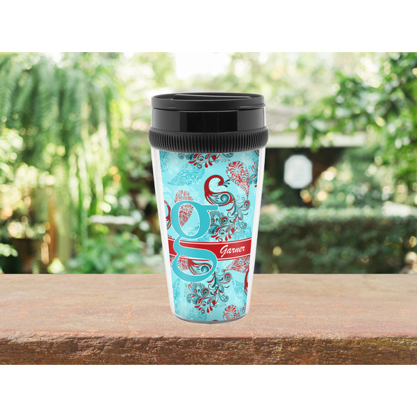 Peacock Travel Mug Lifestyle (Personalized)
