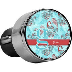 Peacock USB Car Charger (Personalized)
