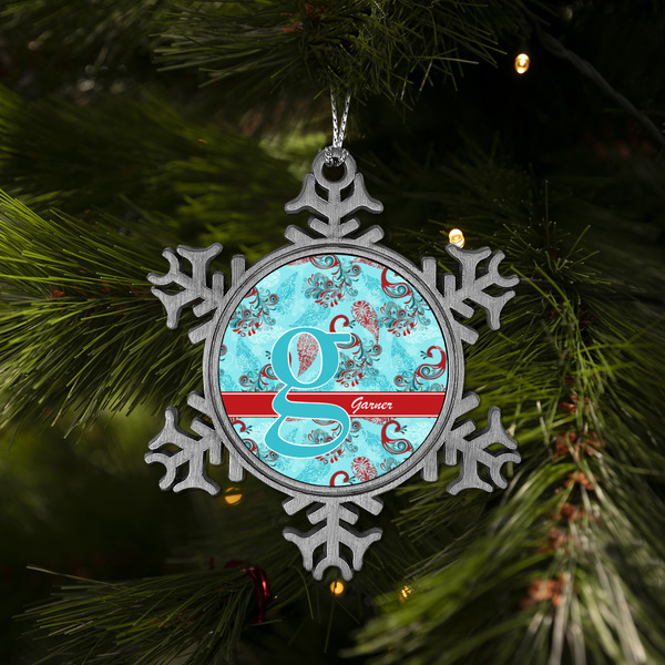 Peacock Vintage Snowflake - (LIFESTYLE)