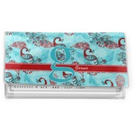 Peacock Vinyl Checkbook Cover (Personalized)