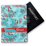 Peacock Vinyl Passport Holder (Personalized)