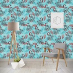 Peacock Wallpaper & Surface Covering (Peel & Stick - Repositionable)