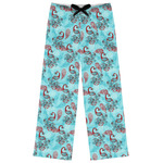 Peacock Womens Pajama Pants (Personalized)
