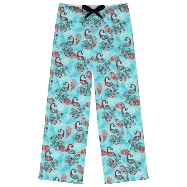 Custom Peacock Womens Pajama Pants - S