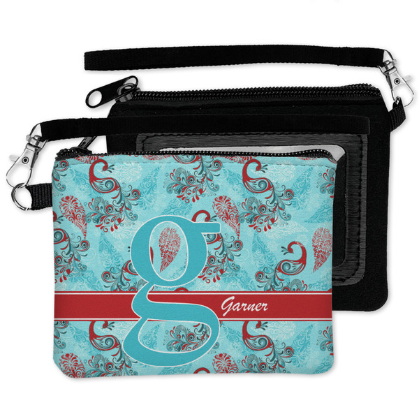 Peacock Wristlet ID Cases - MAIN