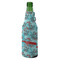 Peacock Zipper Bottle Cooler - ANGLE (bottle)