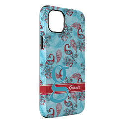 Peacock iPhone Case - Rubber Lined - iPhone 14 Pro Max (Personalized)