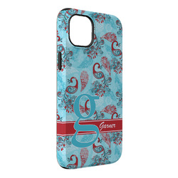 Peacock iPhone Case - Rubber Lined - iPhone 14 Pro Max (Personalized)