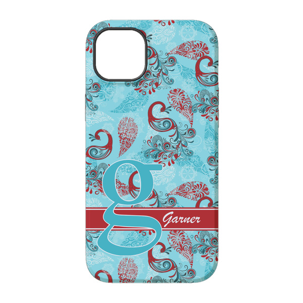 Peacock iPhone 14 Pro Tough Case - Back