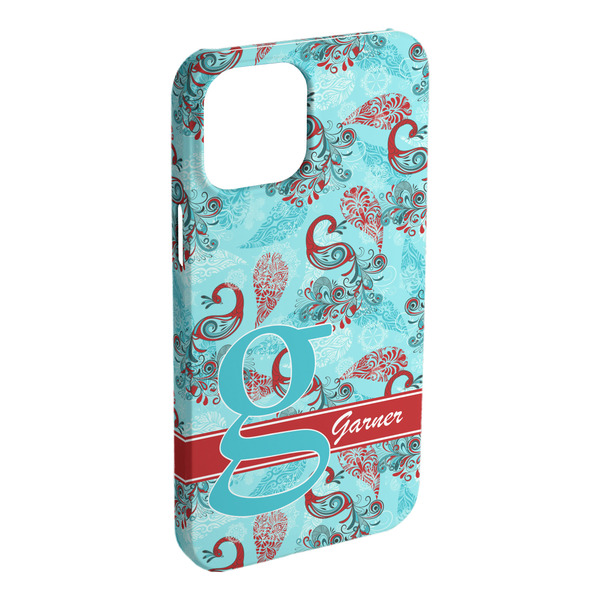 Custom Peacock iPhone Case - Plastic (Personalized)