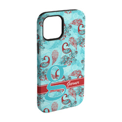 Peacock iPhone Case - Rubber Lined - iPhone 15 Pro (Personalized)