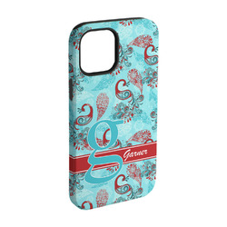Peacock iPhone Case - Rubber Lined - iPhone 15 (Personalized)