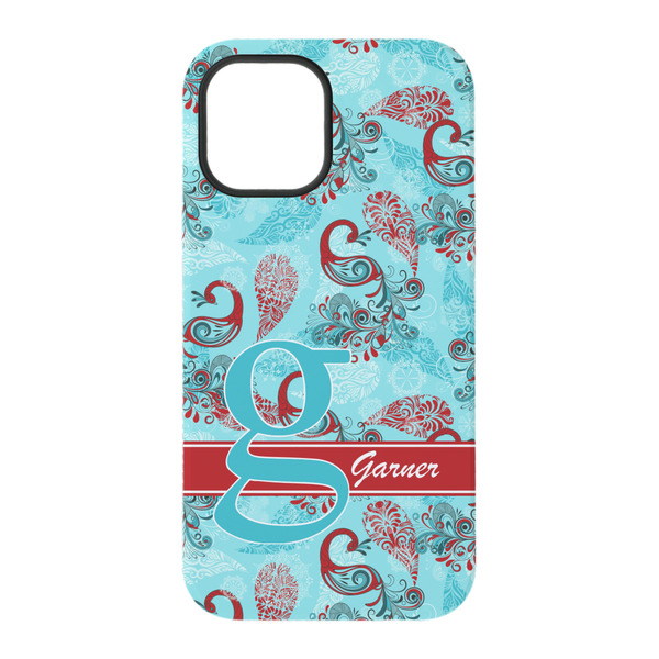 Peacock iPhone 15 Tough Case - Back