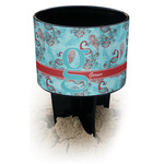 Peacock Black Beach Spiker Drink Holder (Personalized)