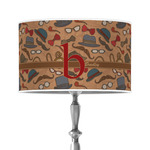 Vintage Hipster 12" Drum Lamp Shade - Poly-film (Personalized)