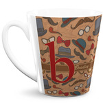 Vintage Hipster 12 Oz Latte Mug (Personalized)