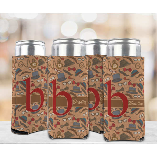 Vintage Hipster 12oz Tall Can Sleeve - Set of 4 - LIFESTYLE