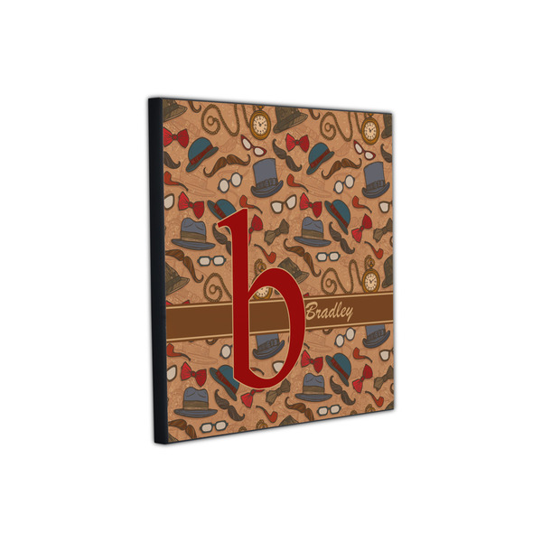 Vintage Hipster 12x12 Wood Print - Angle View