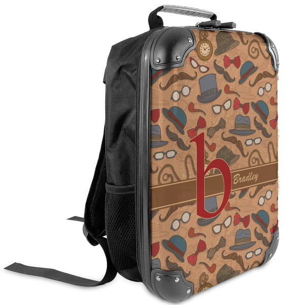 Custom Vintage Hipster Kids Hard Shell Backpack (Personalized)