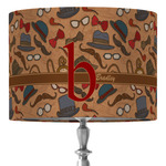 Vintage Hipster 16" Drum Lamp Shade - Fabric (Personalized)