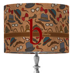 Vintage Hipster 16" Drum Lamp Shade - Fabric (Personalized)