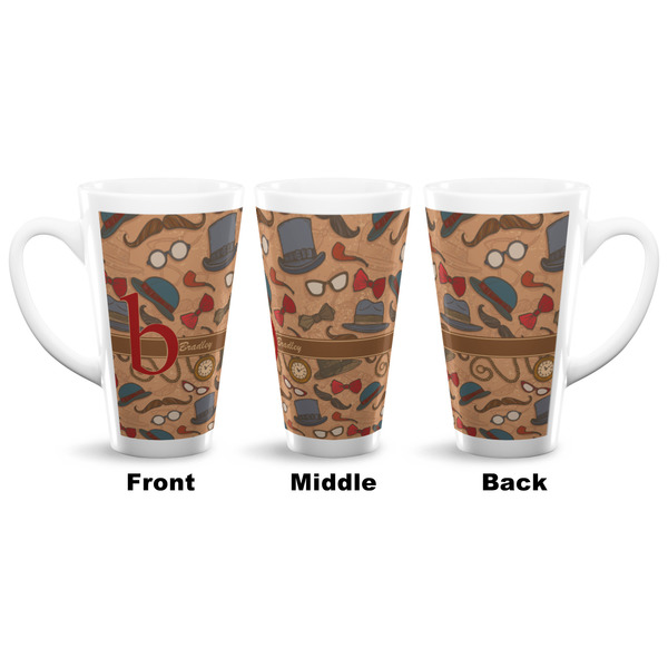 Vintage Hipster 16 Oz Latte Mug - Approval