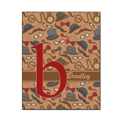 Vintage Hipster Wood Print - 16x20 (Personalized)