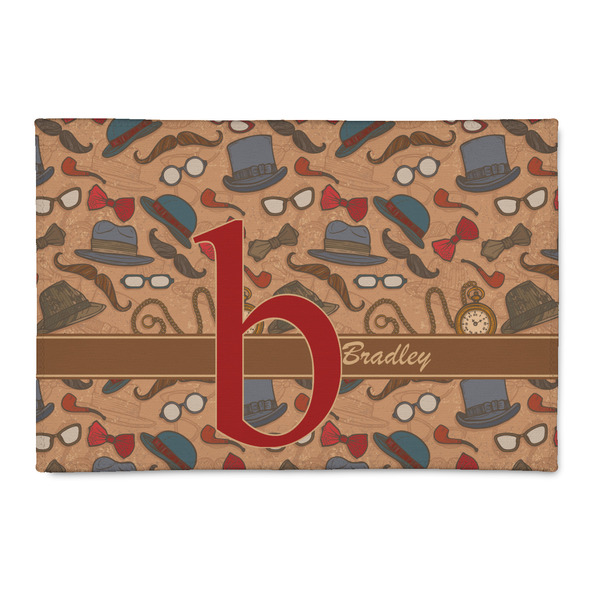 Custom Vintage Hipster 2' x 3' Patio Rug (Personalized)