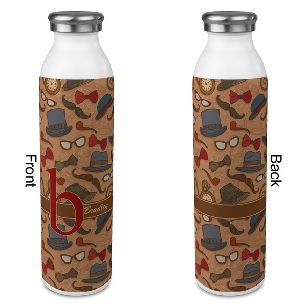 Vintage Hipster 20oz Water Bottles - Full Print - Approval