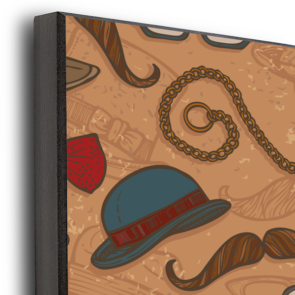 Vintage Hipster 20x24 Wood Print - Closeup