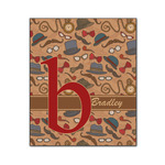 Vintage Hipster Wood Print - 20x24 (Personalized)