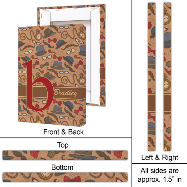 Vintage Hipster 20x30 - Canvas Print - Approval