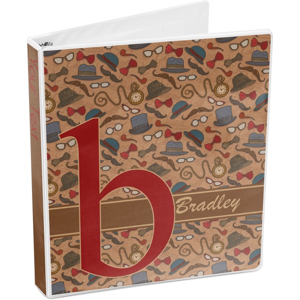 Vintage Hipster 3-Ring Binder 3/4 - Main