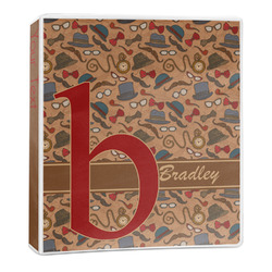 Vintage Hipster 3-Ring Binder (Personalized)