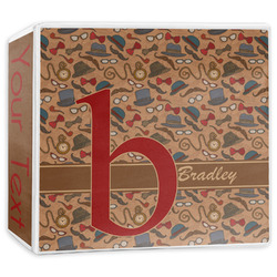 Vintage Hipster 3-Ring Binder - 3 inch (Personalized)