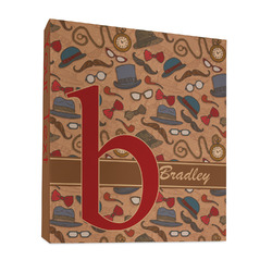 Vintage Hipster 3 Ring Binder - Full Wrap - 1" (Personalized)